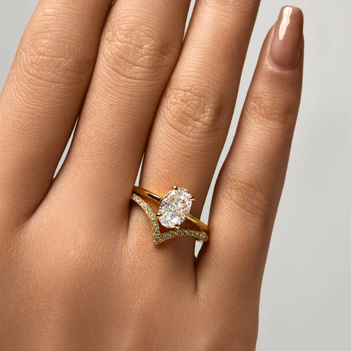 Oval Solitaire Ring - Image 7