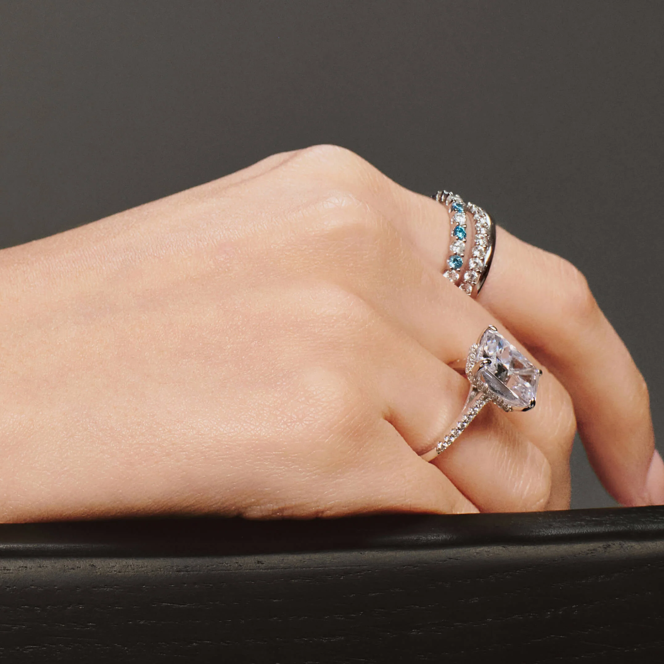 Elise Ring - Blue - Image 6