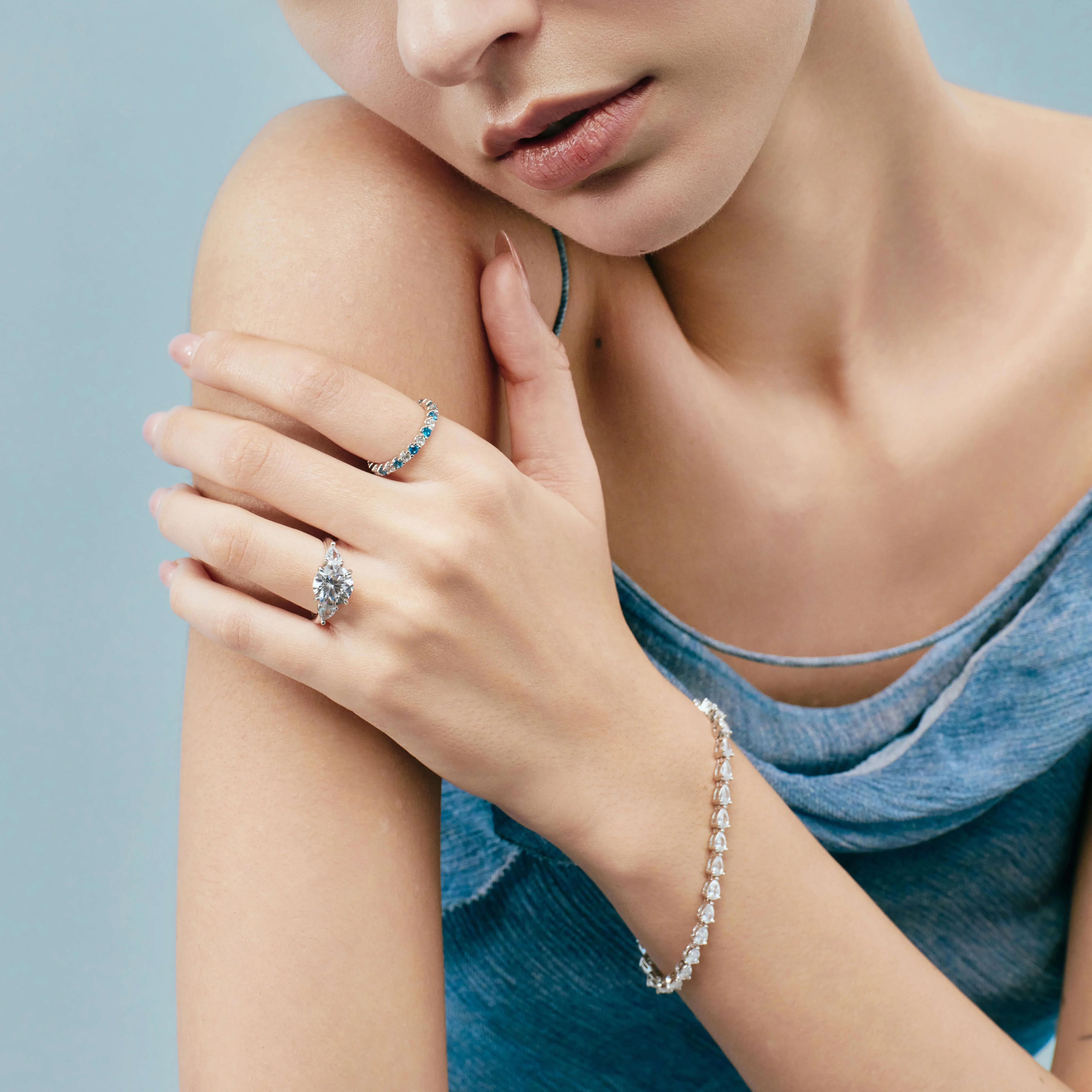 Elise Ring - Blue - Image 9