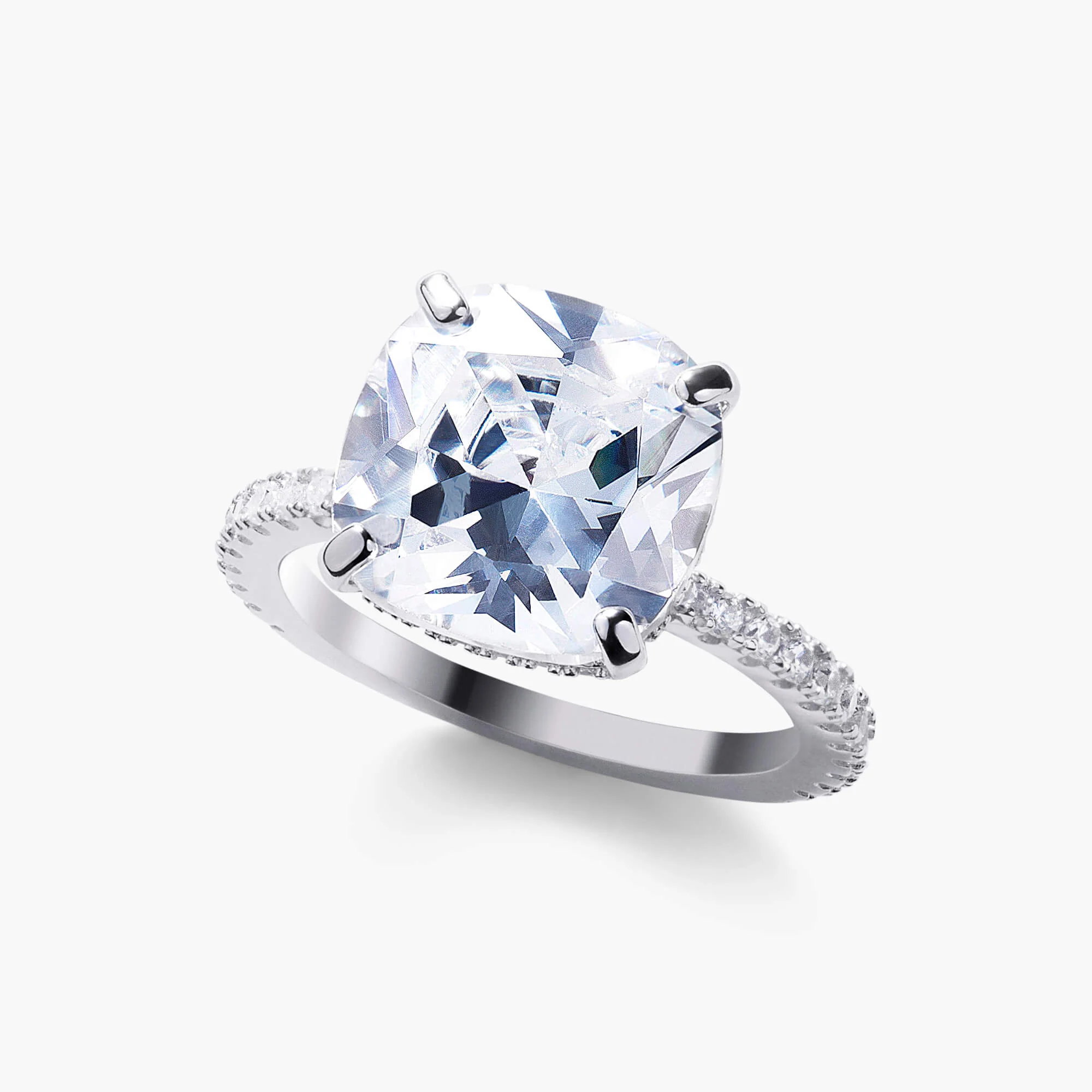 Glacies Cushion Cut Ring - Image 2