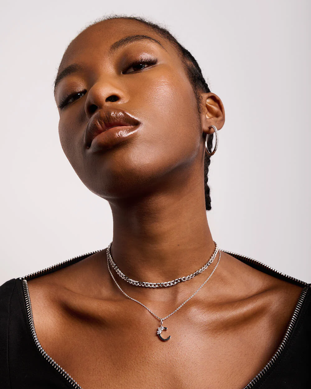 Initial Necklace | Platinum - Image 3