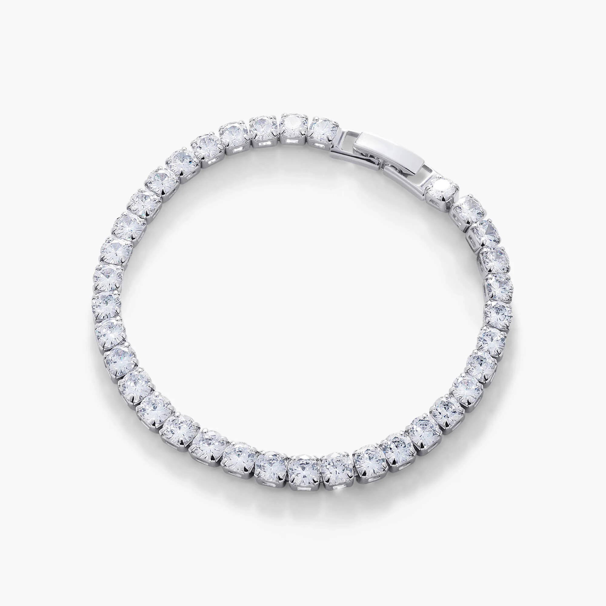 Linea Tennis Bracelet (4mm) - Image 4