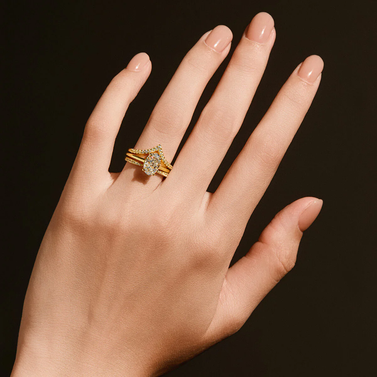 Oval Solitaire Ring - Image 12