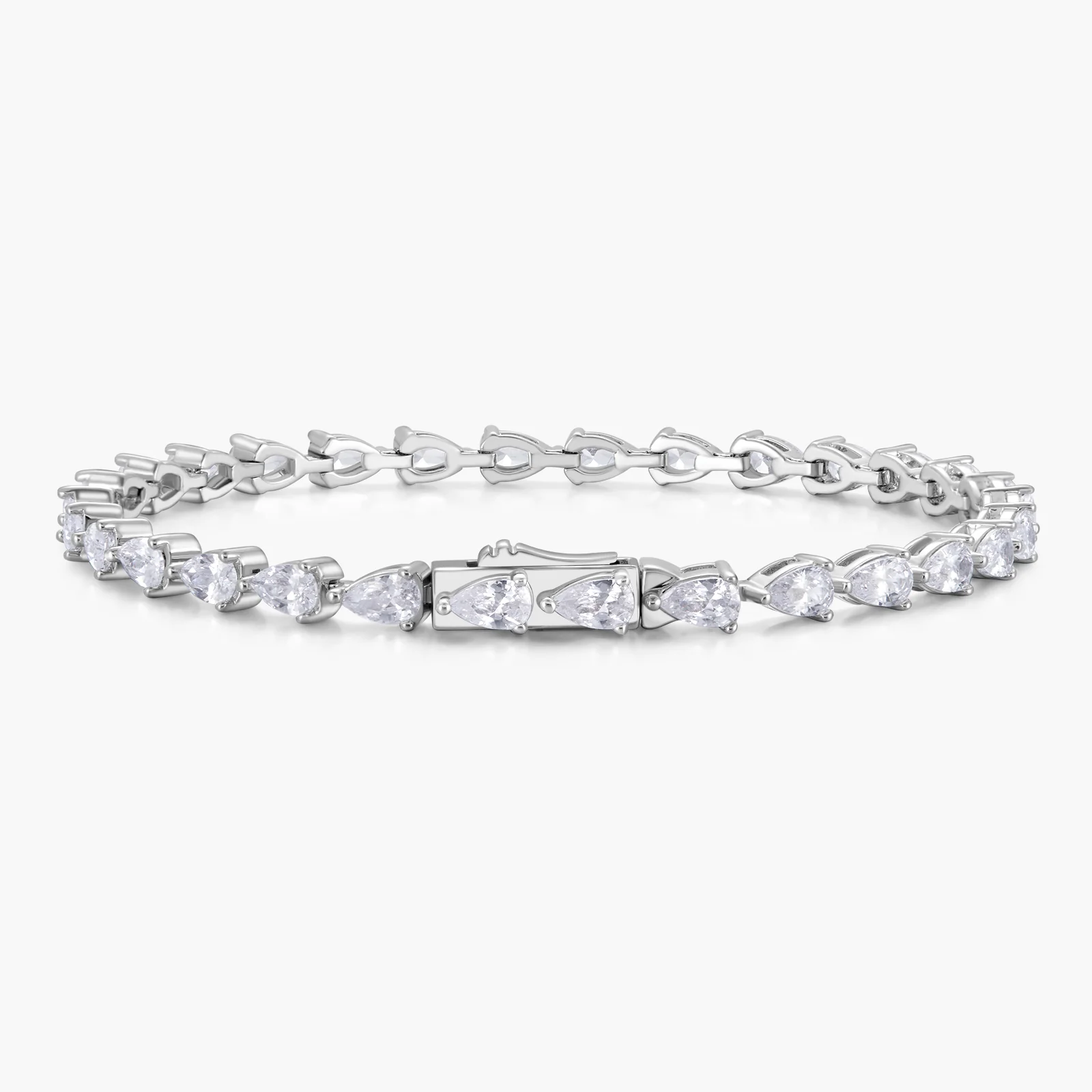 Pear Tennis Bracelet - Image 2