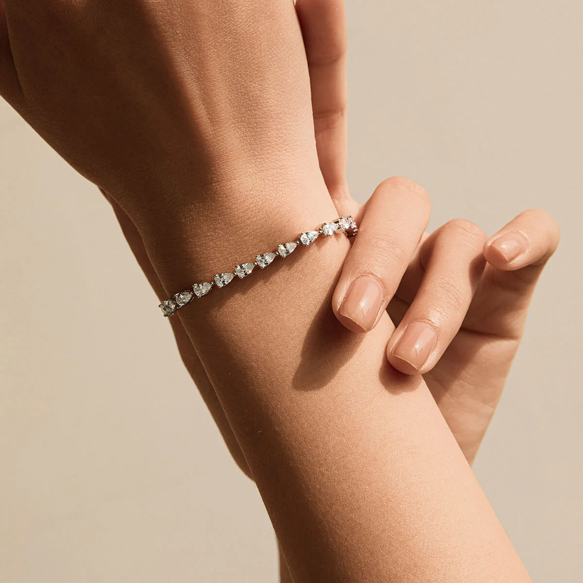 Pear Tennis Bracelet - Image 7