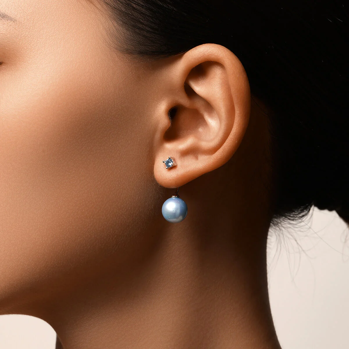 Pearl Ear Jacket - Round - Image 7