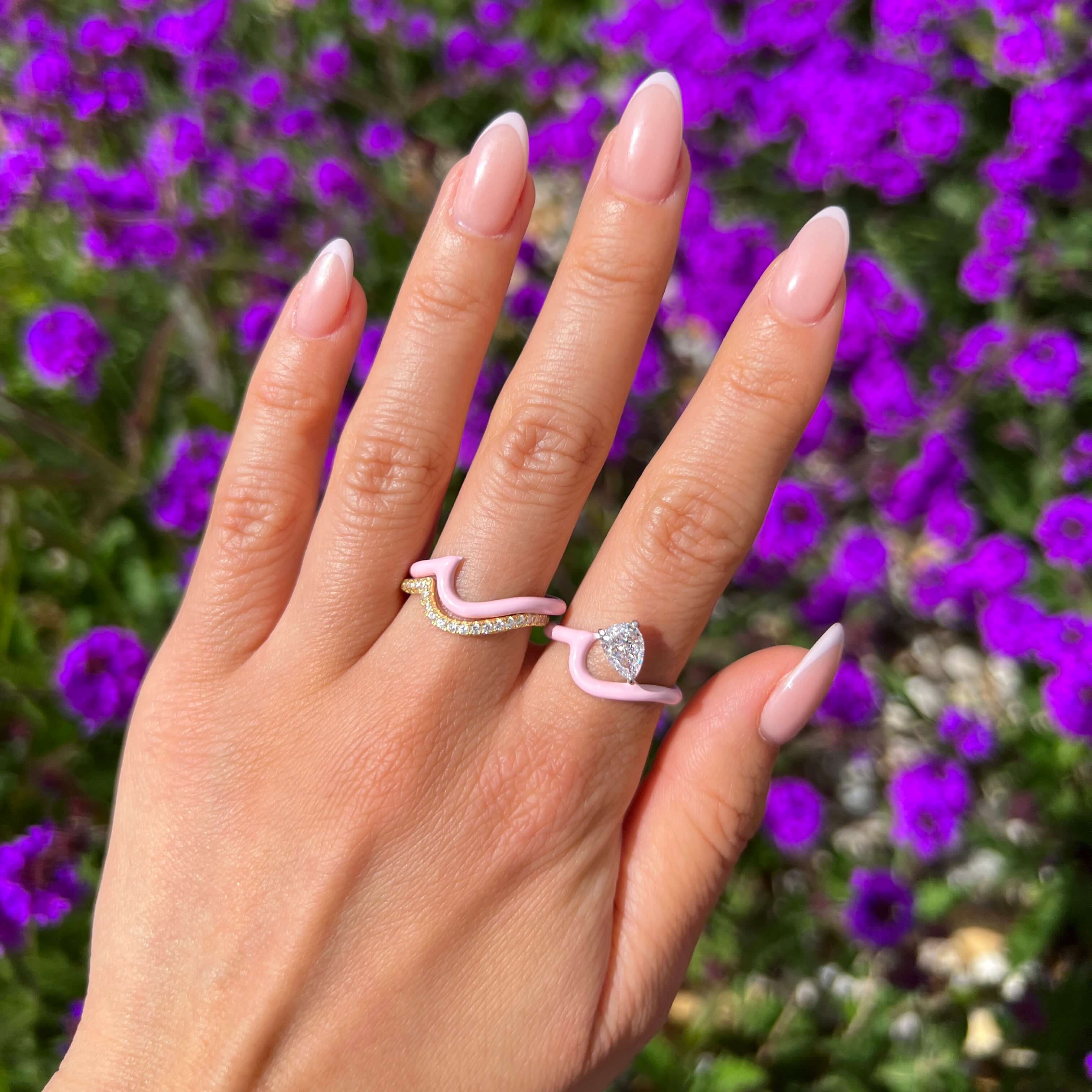 Enamel Perle Ring - Image 6