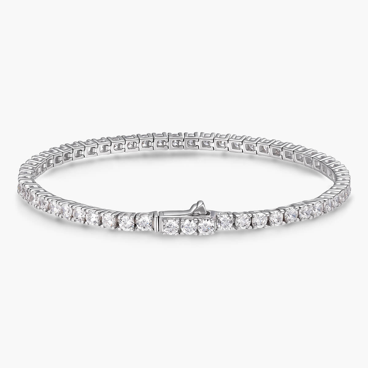 Sterling Silver Tennis Bracelet (2.5mm) - Image 5