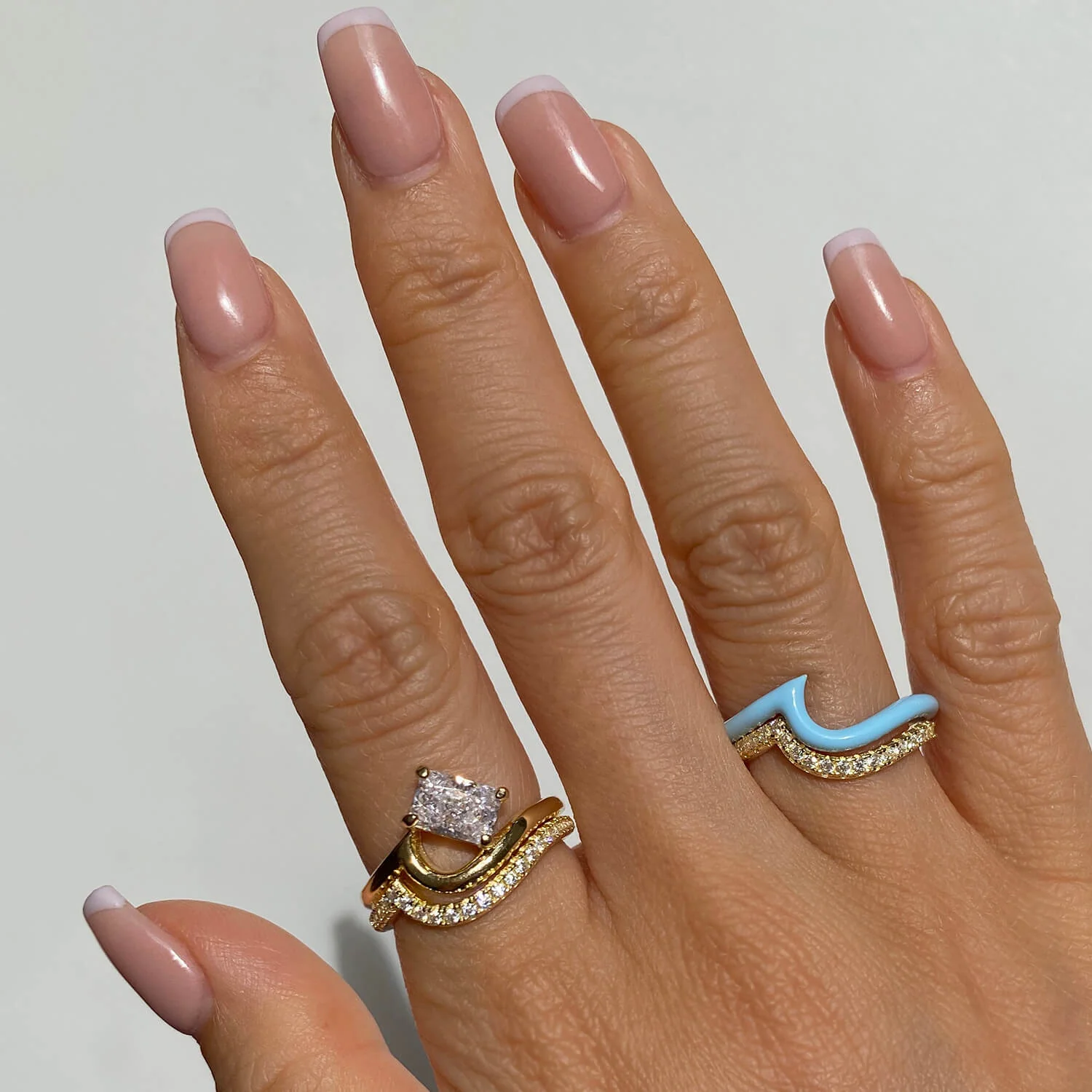 Enamel Wave Ring | Top Stacker - Image 13